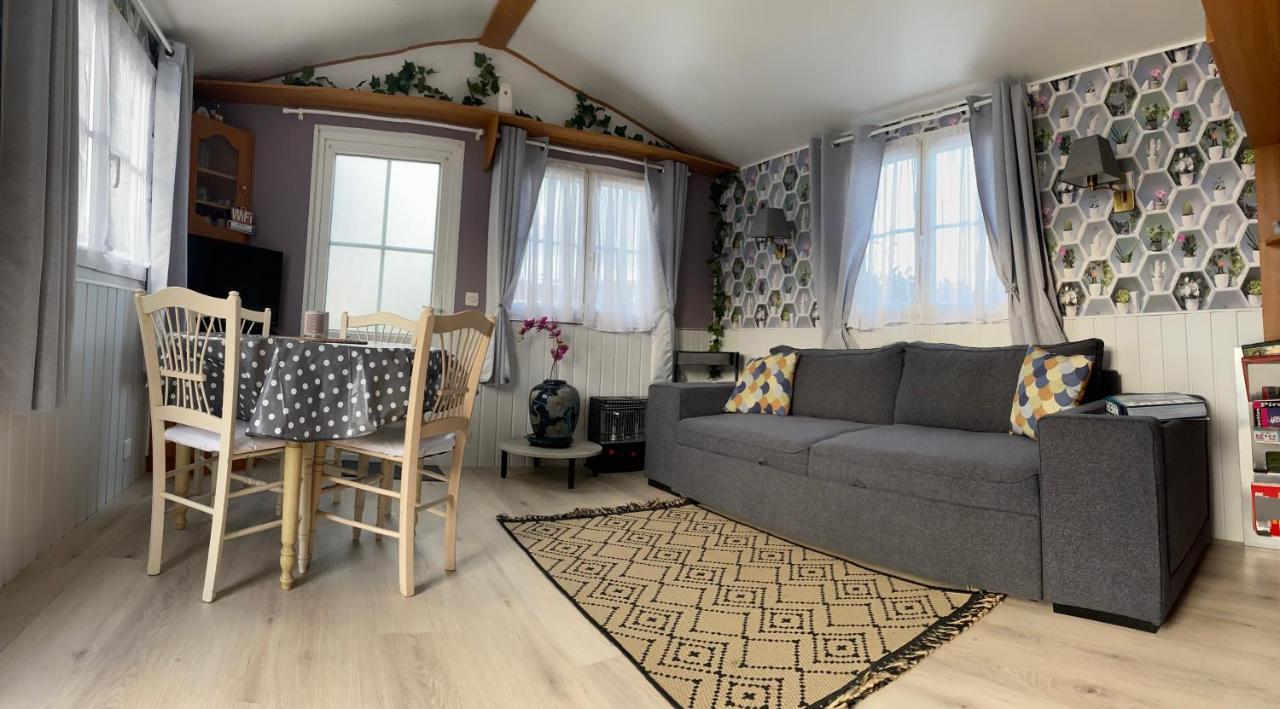 Mobil Home Cristal Biville-sur-Mer Exteriér fotografie